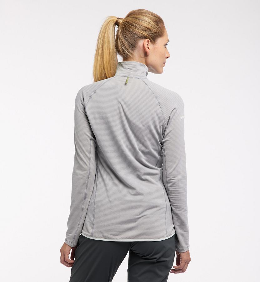 Haglöfs Womens L.I.M Mid Layer Grey New Zealand 21985UTXB